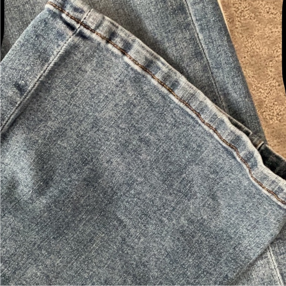 Karl Lagerfeld Blue Denim Jeans with Button Detail - Picture 4 of 6